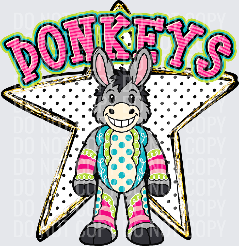 KayndiDesigns 10.26 Pattern Parade Star Donkeys