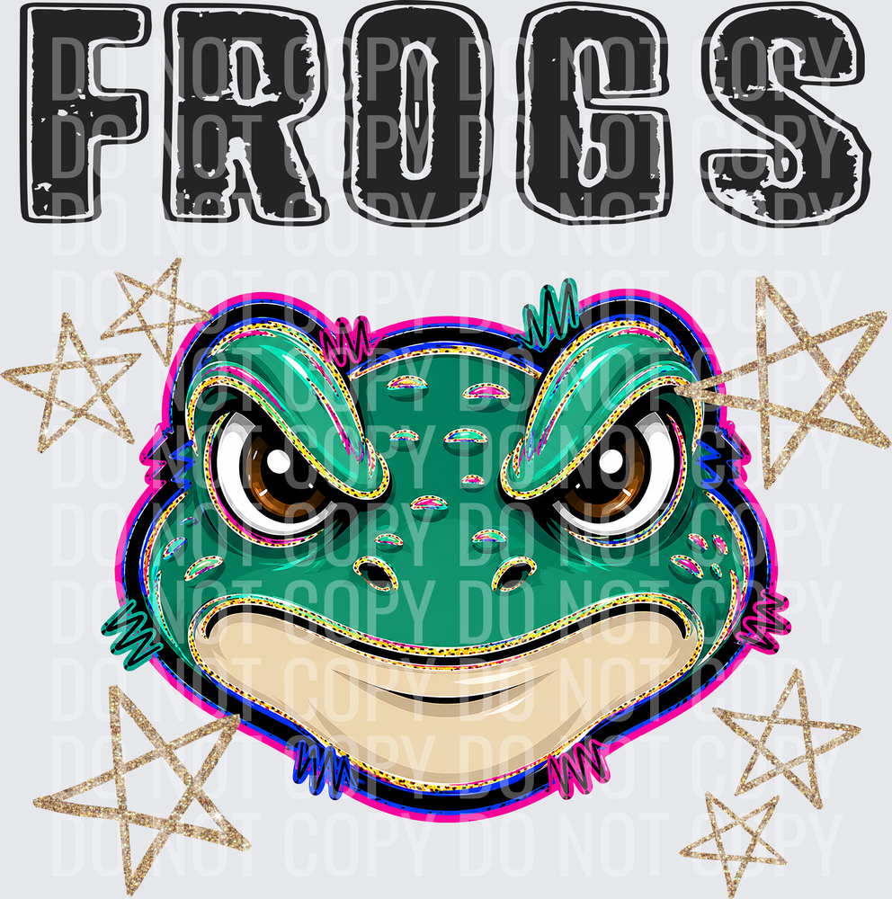 KayndiDesigns 08.26 Grunge Varsity Frogs