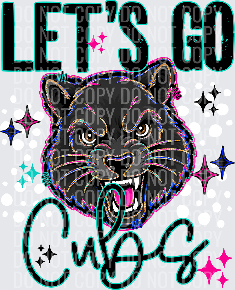 LETS GO MASCOTS CUBS