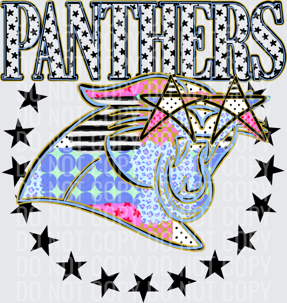 KayndiDesigns 09.26 Patchwork Varisty Stars Panthers 2