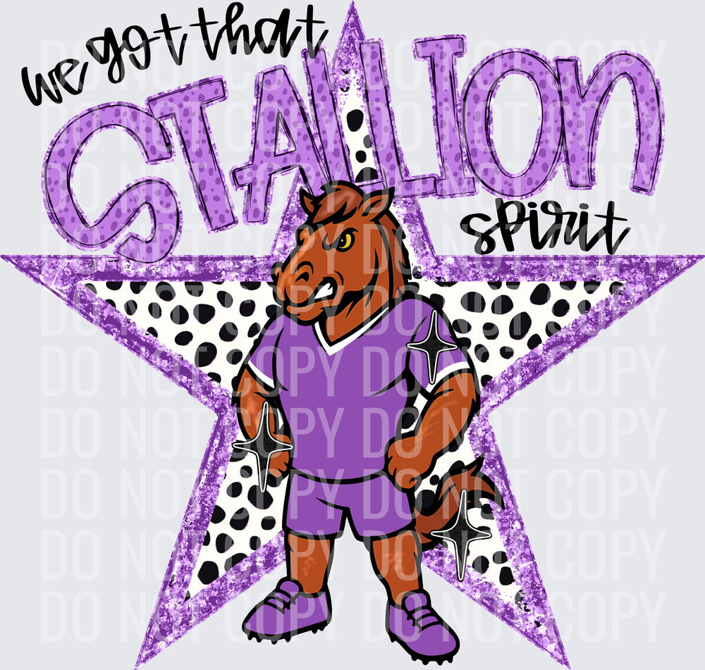 KayndiDesigns 09.26 We Got That Spirit Stallion Purple