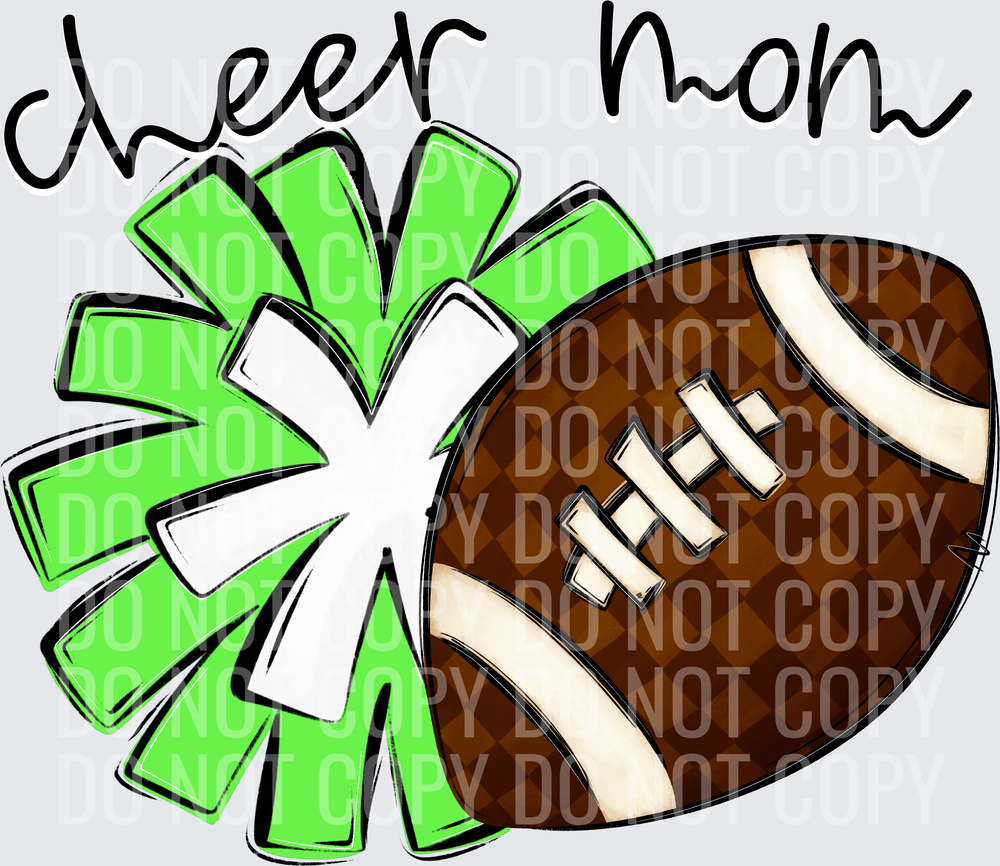 Cheer Mom - CC0926-0022 - Lime-1