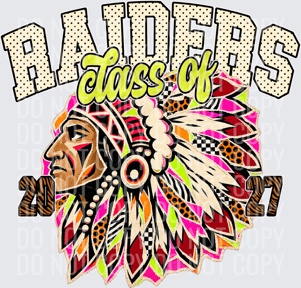 KayndiDesigns 10.26 Class of 2027 Bright Raiders 10