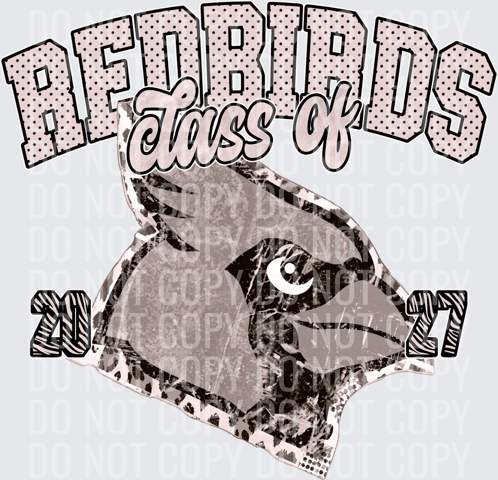 KayndiDesigns 10.26 Class of 2027 Neutral Redbirds