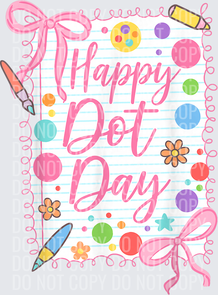 Happy-Dot-Day-Bow-Coquette-for-Teacher-Girls-T-Shirt