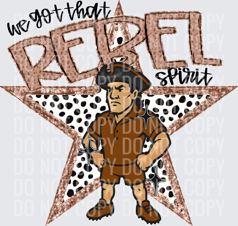 KayndiDesigns 09.26 We Got That Spirit Rebel Brown
