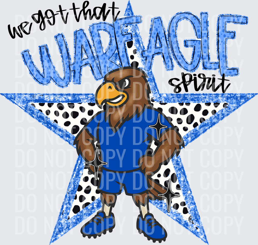 KayndiDesigns 09.26 We Got That Spirit War Eagle Blue