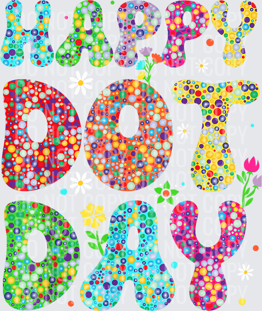 Happy-Dot-Day-Colorful-Polka-Dots-Teachers-Boys-Girls-Kids-T-Shirt