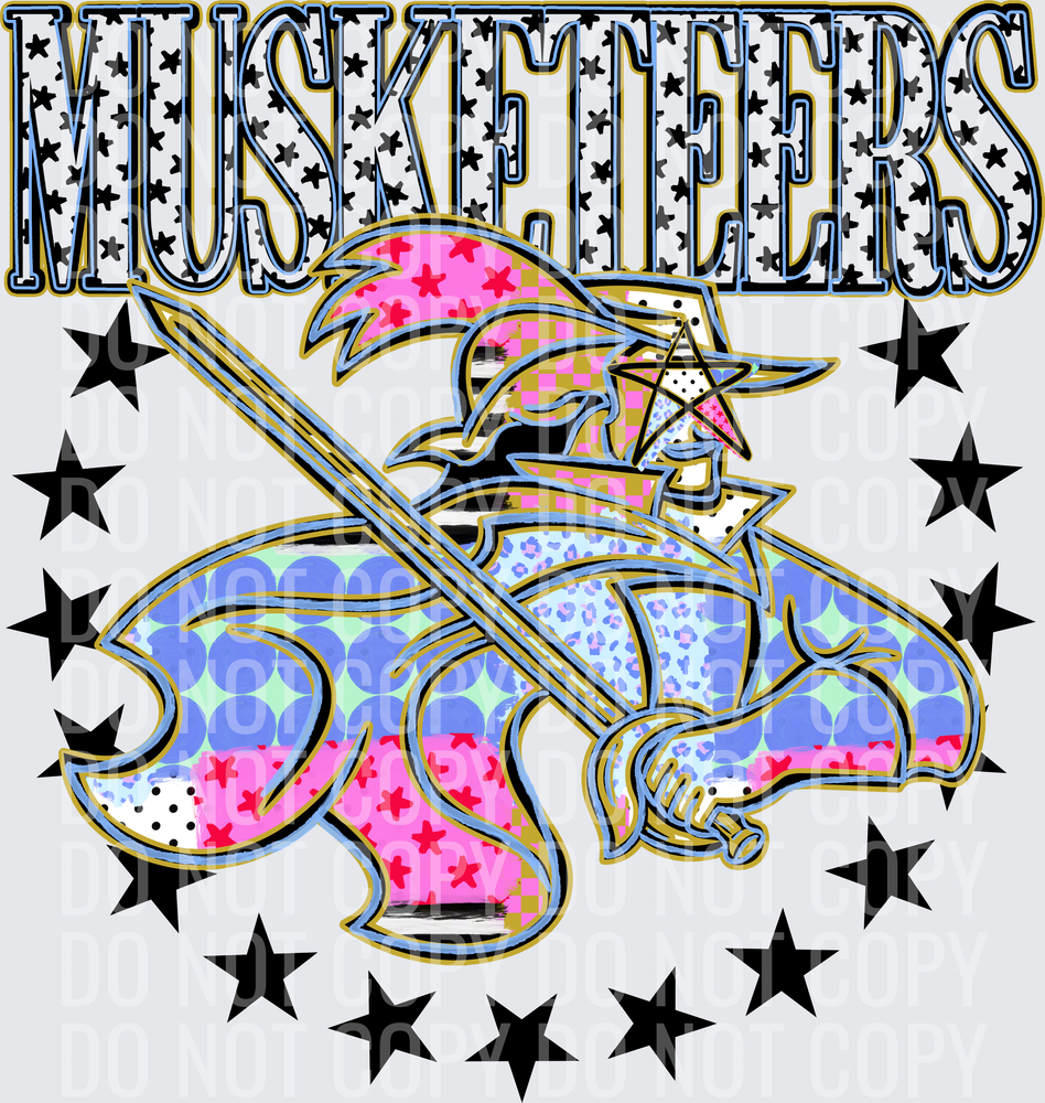 KayndiDesigns 09.26 Patchwork Varisty Stars Musketeers 2