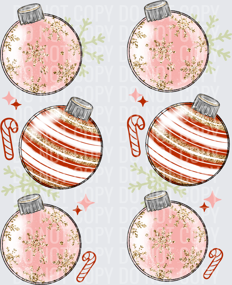 Holly jolly ornaments sleeves