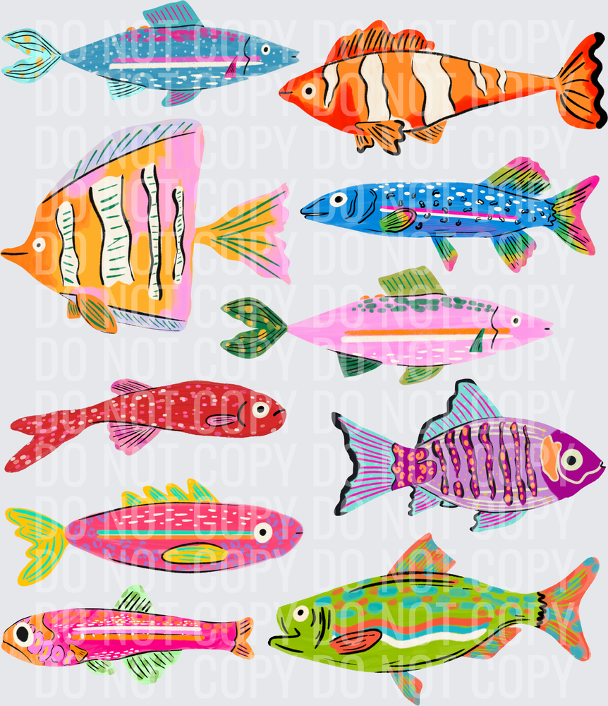 Fish collage