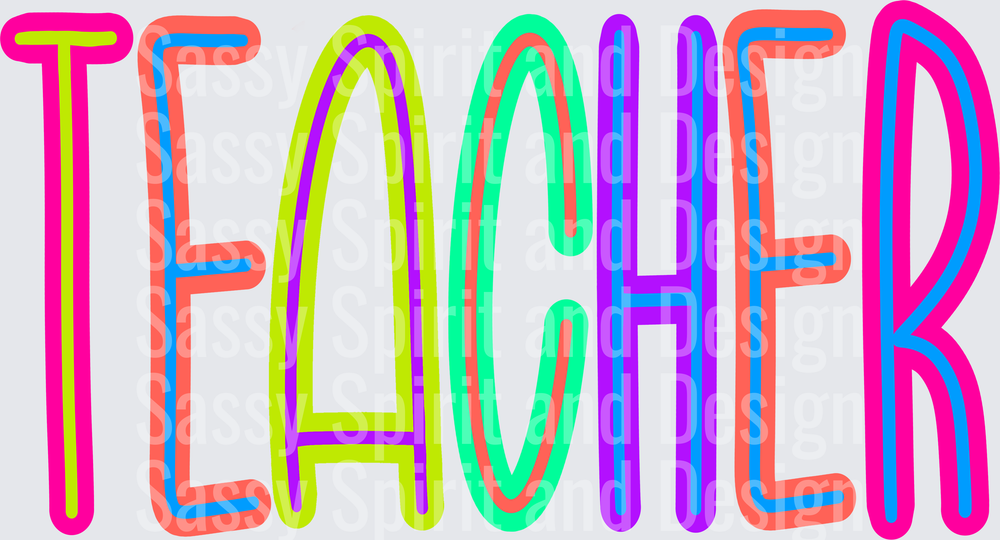 Back to School Brights TEACHER
