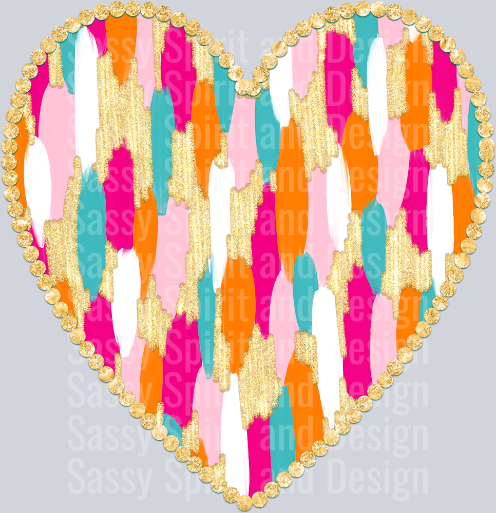 HEART BRIGHT BRUSH ALPHABET