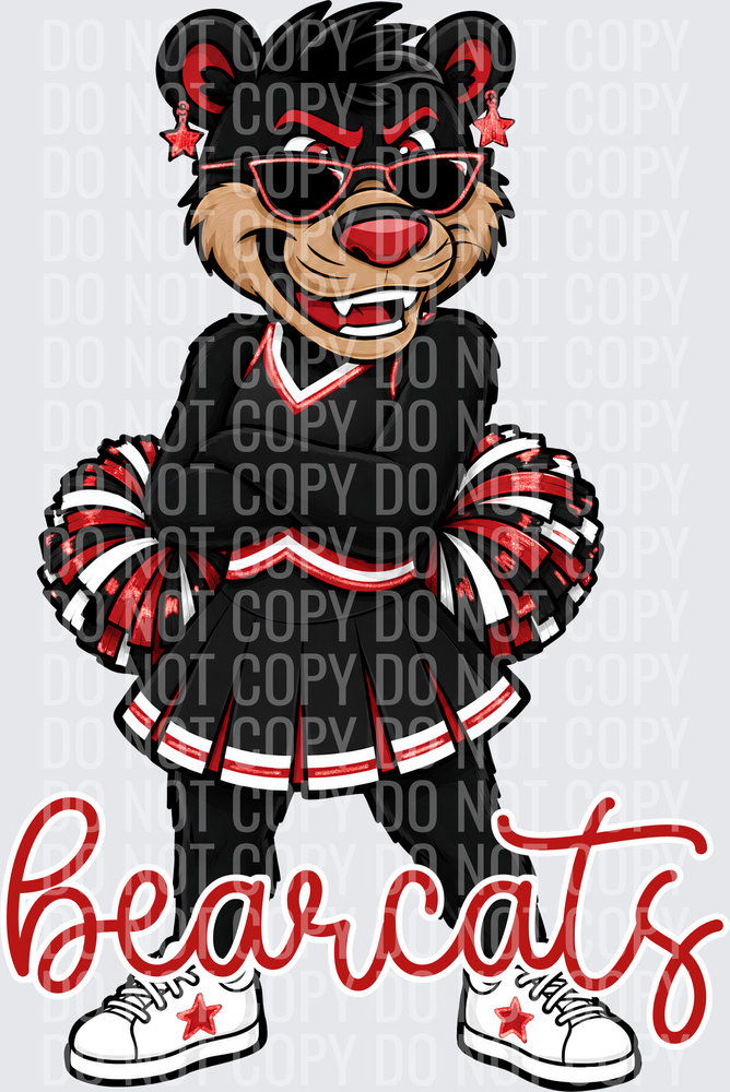 Bearcats Cheer Red Black