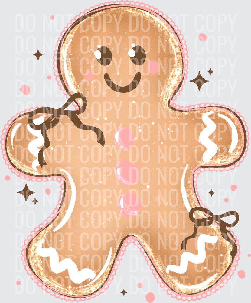 Pink gingerbread
