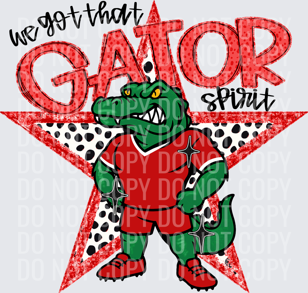 KayndiDesigns 09.26 We Got That Spirit Gator Red