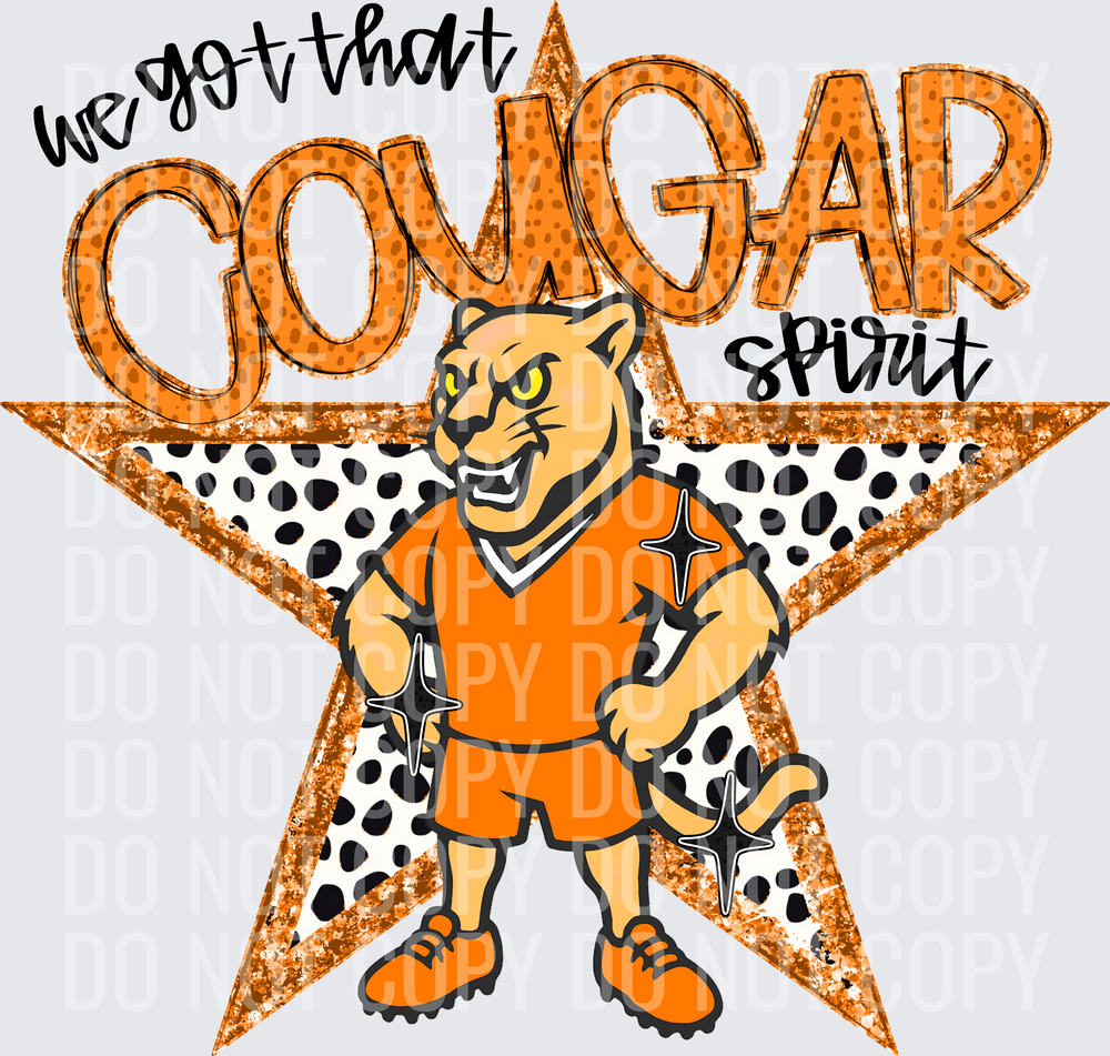 KayndiDesigns 09.26 We Got That Spirit Cougar Orange