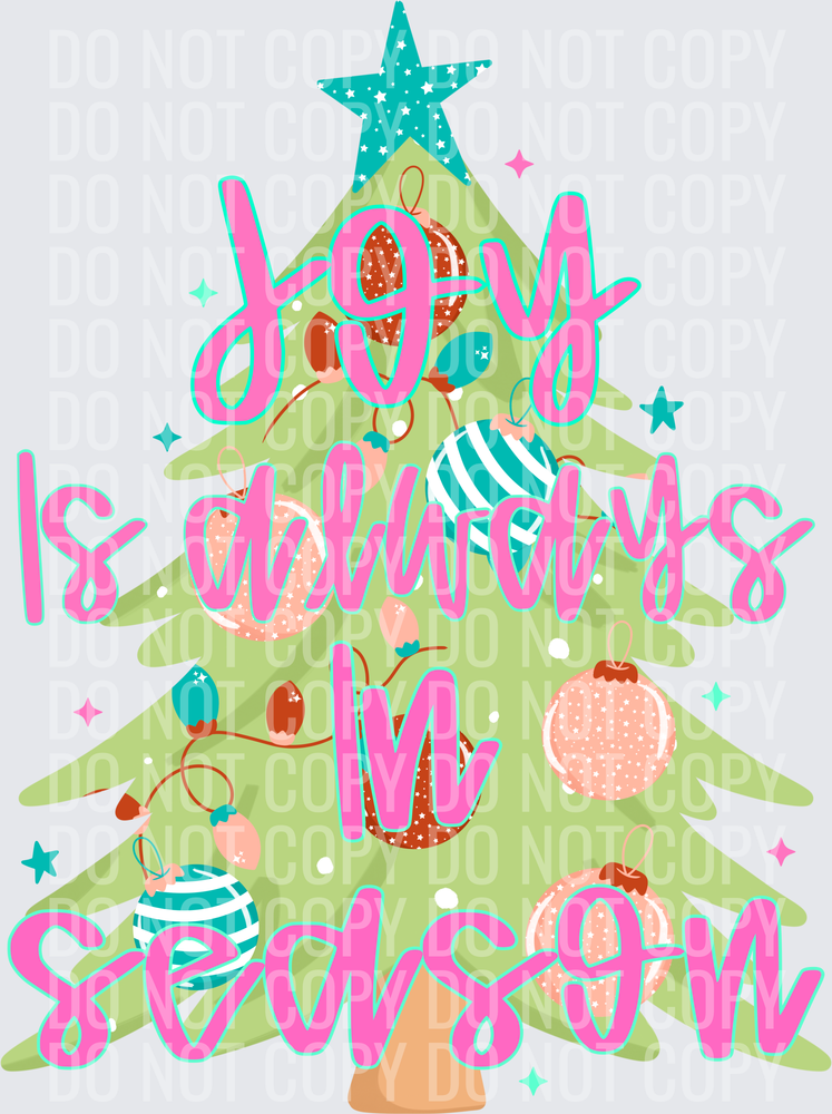 Joy is always in season