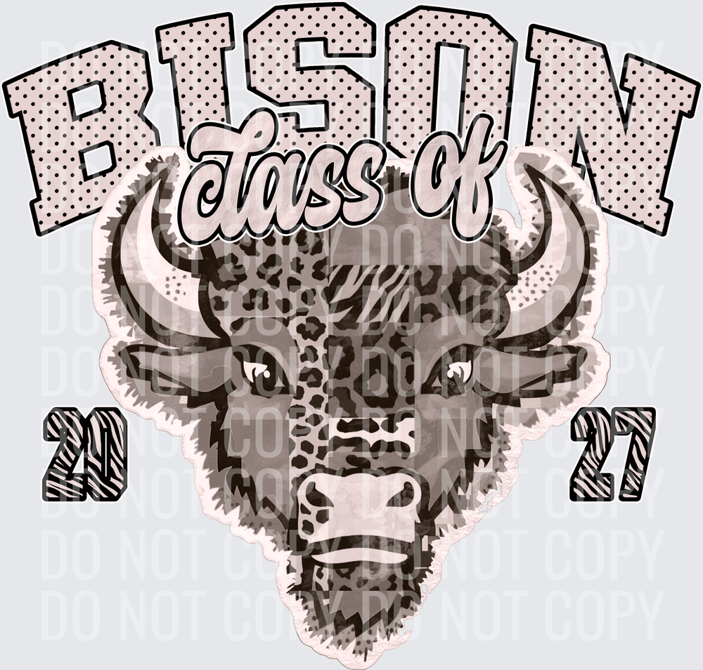 KayndiDesigns 10.26 Class of 2027 Neutral Bison