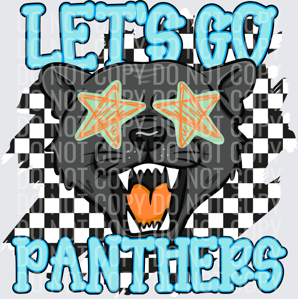 Let’s go Panthers checkered