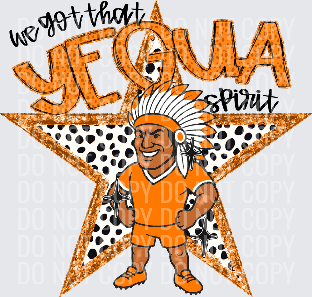 KayndiDesigns 09.26 We Got That Spirit Yegua Orange