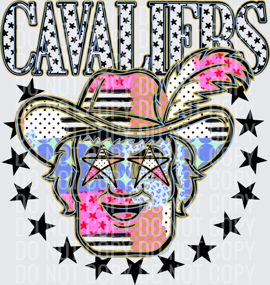KayndiDesigns 09.26 Patchwork Varisty Stars Cavaliers