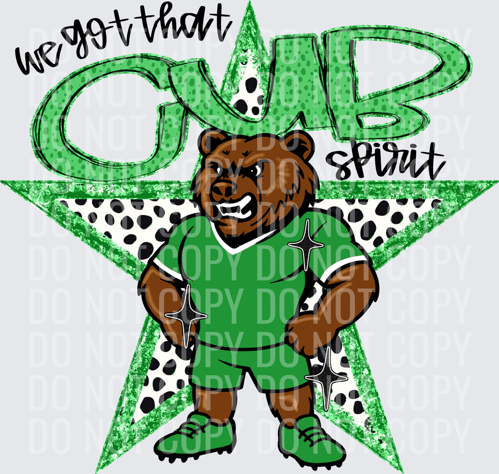KayndiDesigns 09.26 We Got That Spirit Cub Green