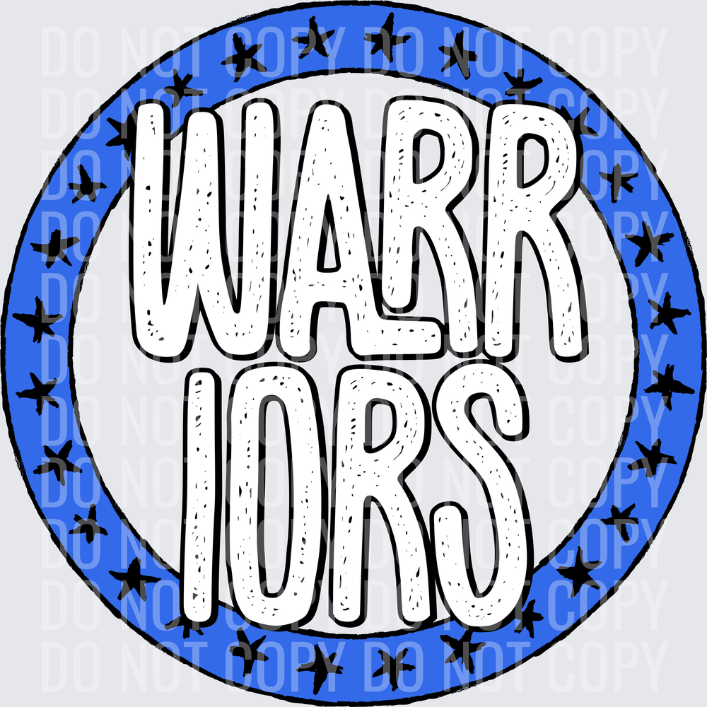 WarriorsStarCircleRoyalBlack