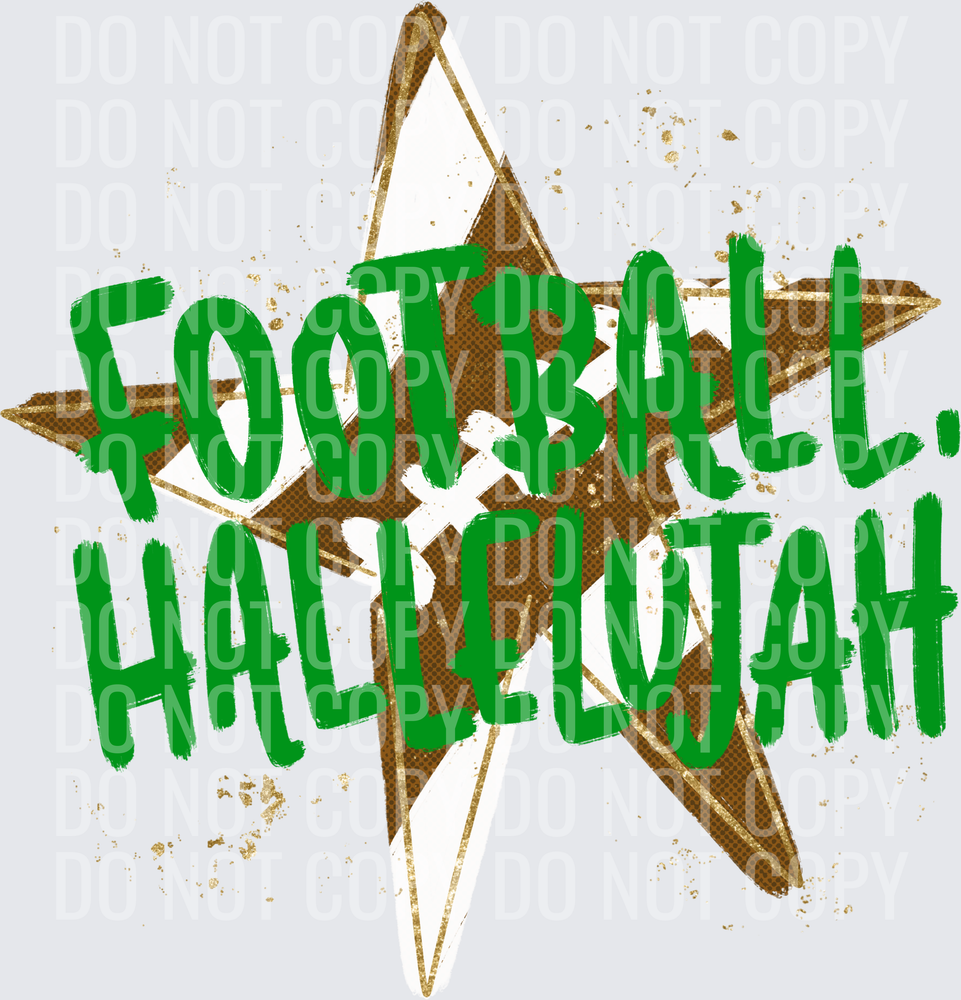 football hallelujah green
