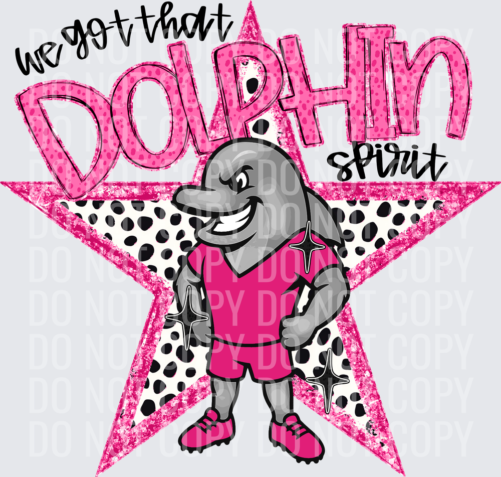 KayndiDesigns 09.26 We Got That Spirit Dolphin Pink
