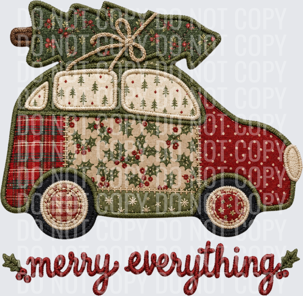 Merry everything patchwork
