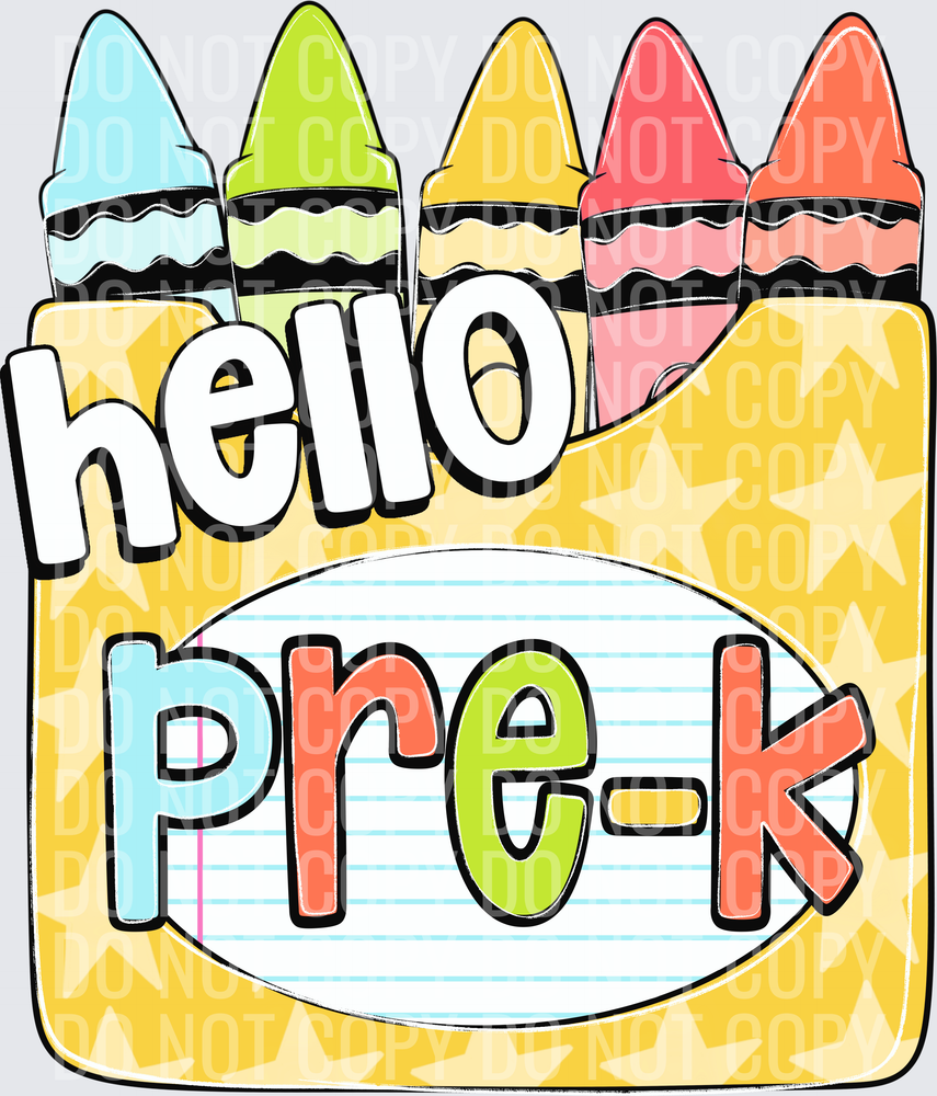 Hello pre k boy