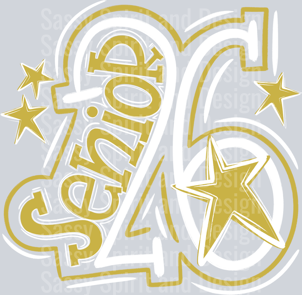 Senior White Vegas Gold