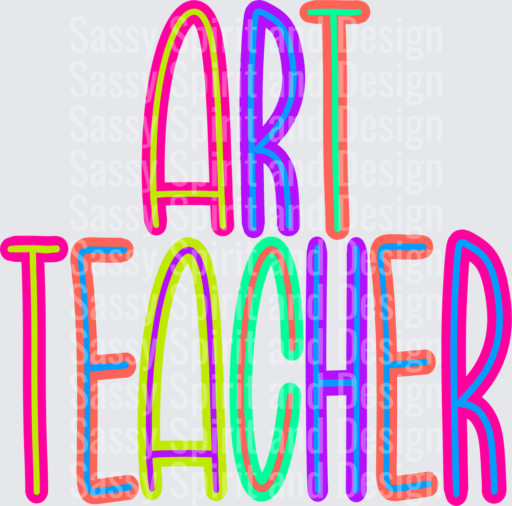 Back to School Brights ART TEACHER