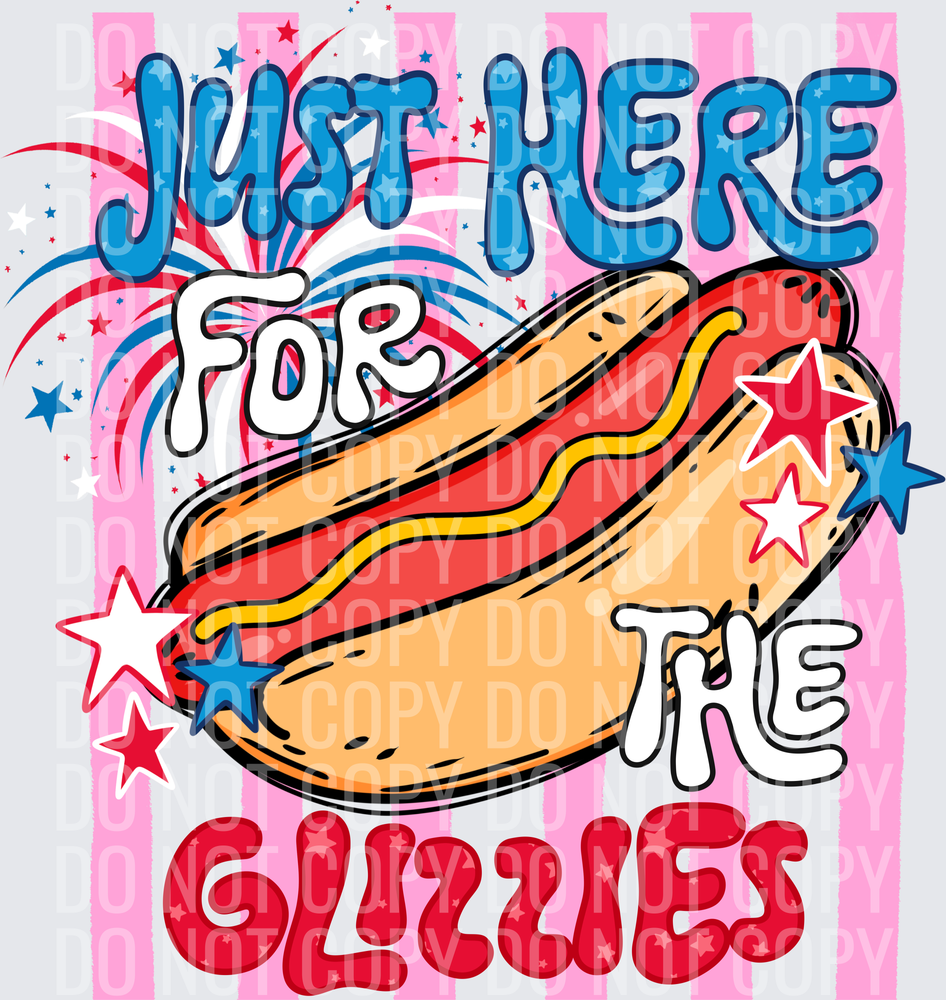 Just here for the glizzies with stripes