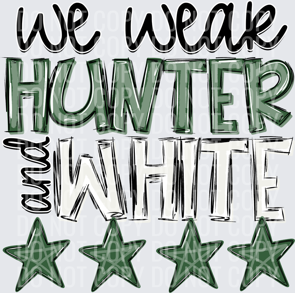 hunter and white