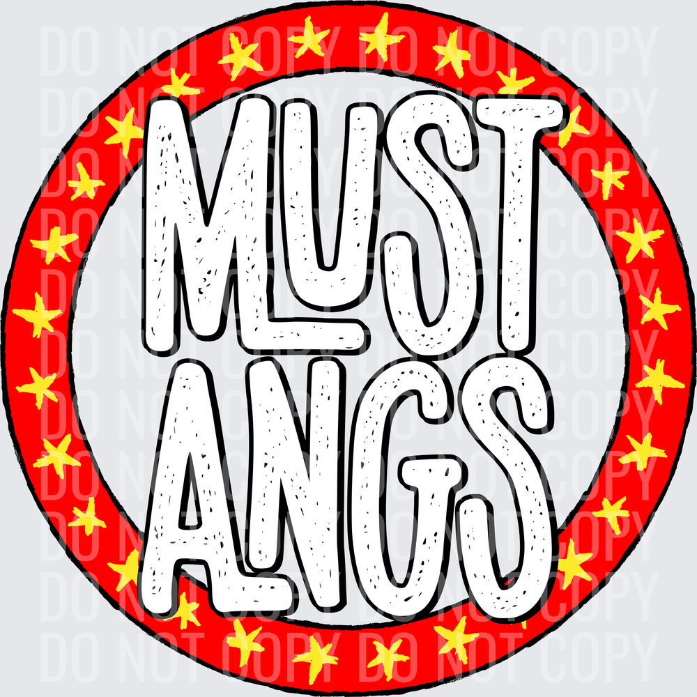 MustangsStarCircle-RedYellow