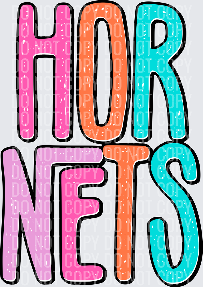 HornetsStackedColorful