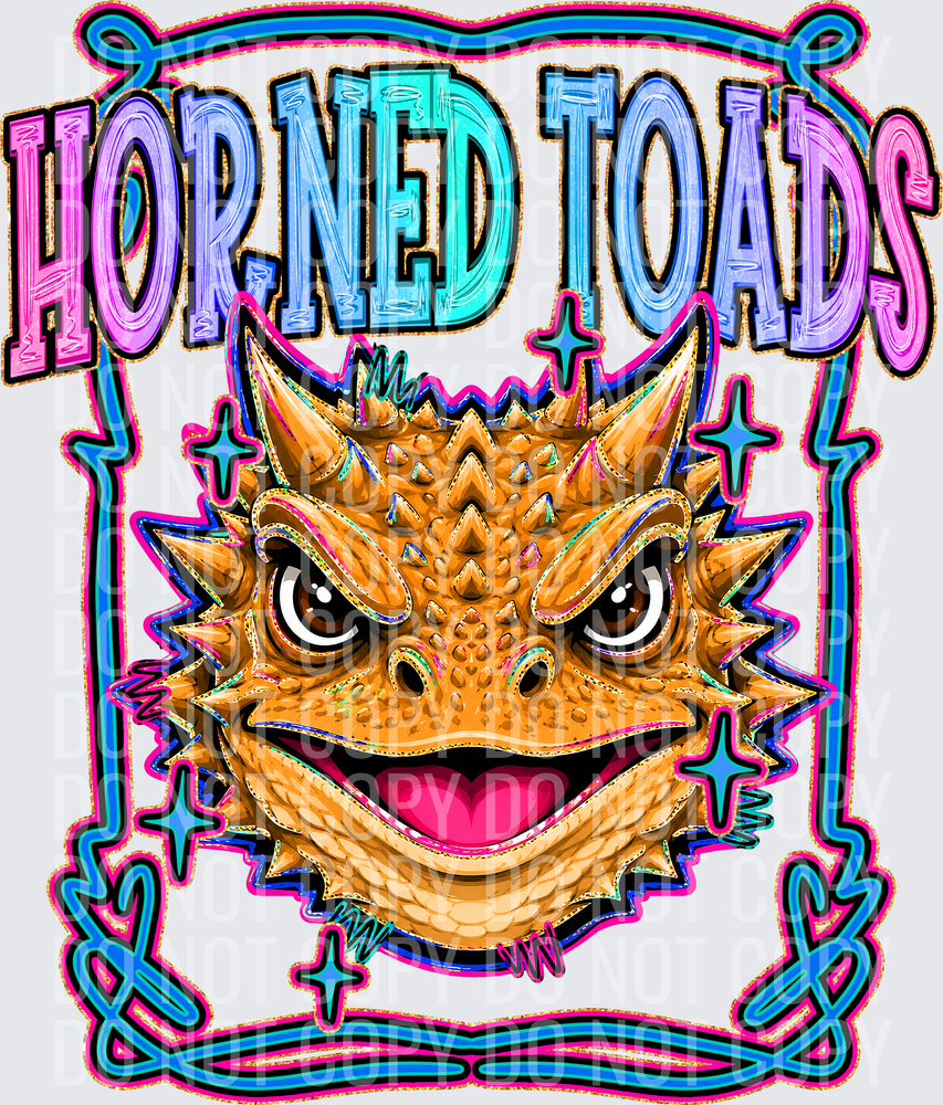 KayndiDesigns 08.26 Retro Pop Horned Toads