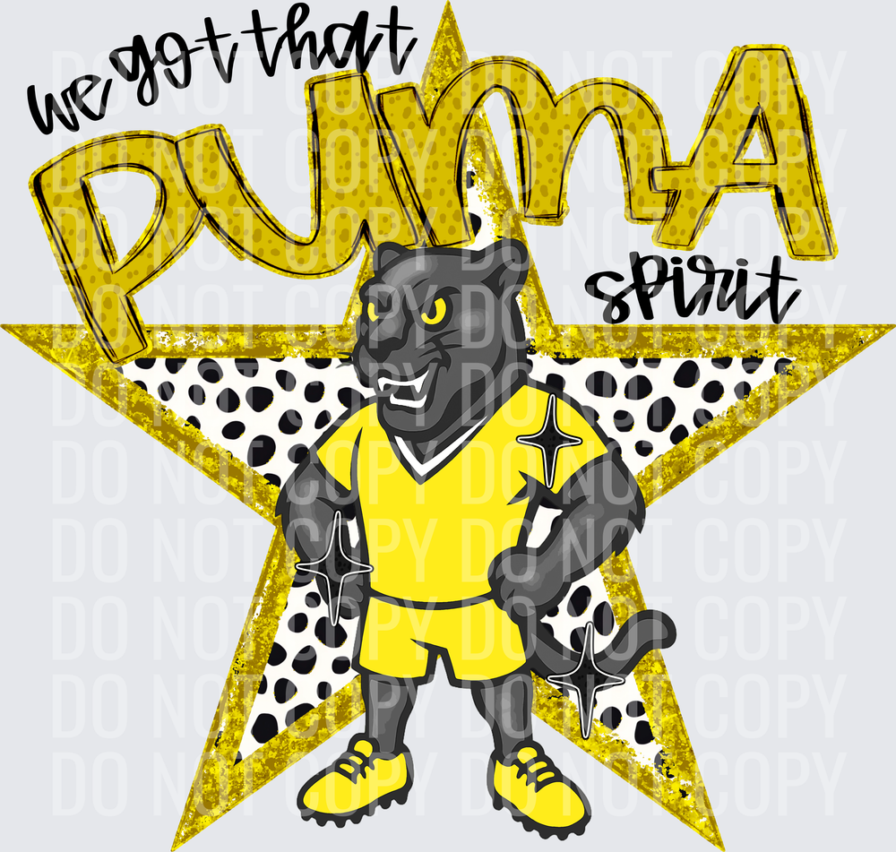 KayndiDesigns 09.26 We Got That Spirit Puma Yellow