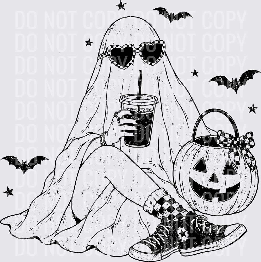 GHOST HALLOWEEN COFFEE