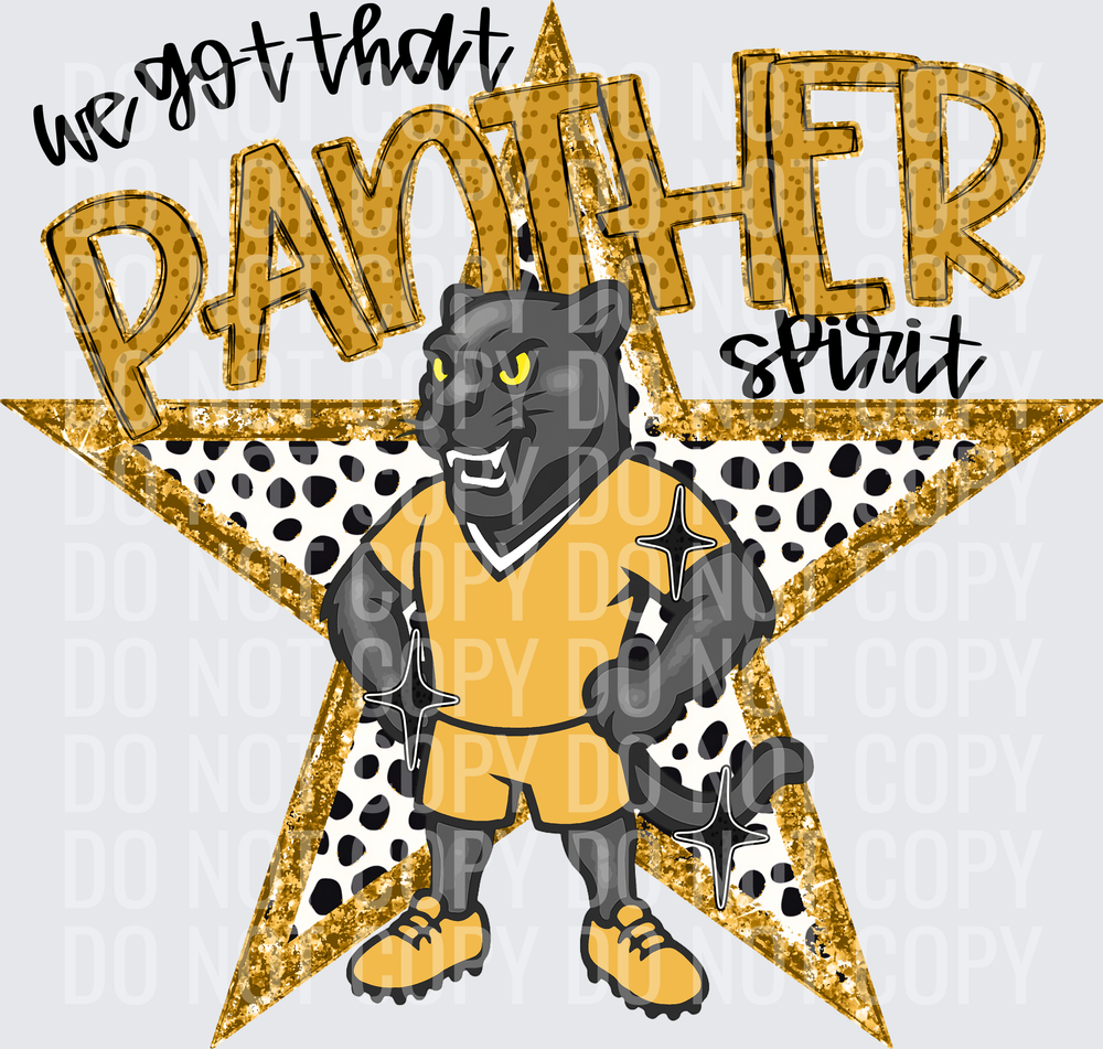 KayndiDesigns 09.26 We Got That Spirit Panther Gold