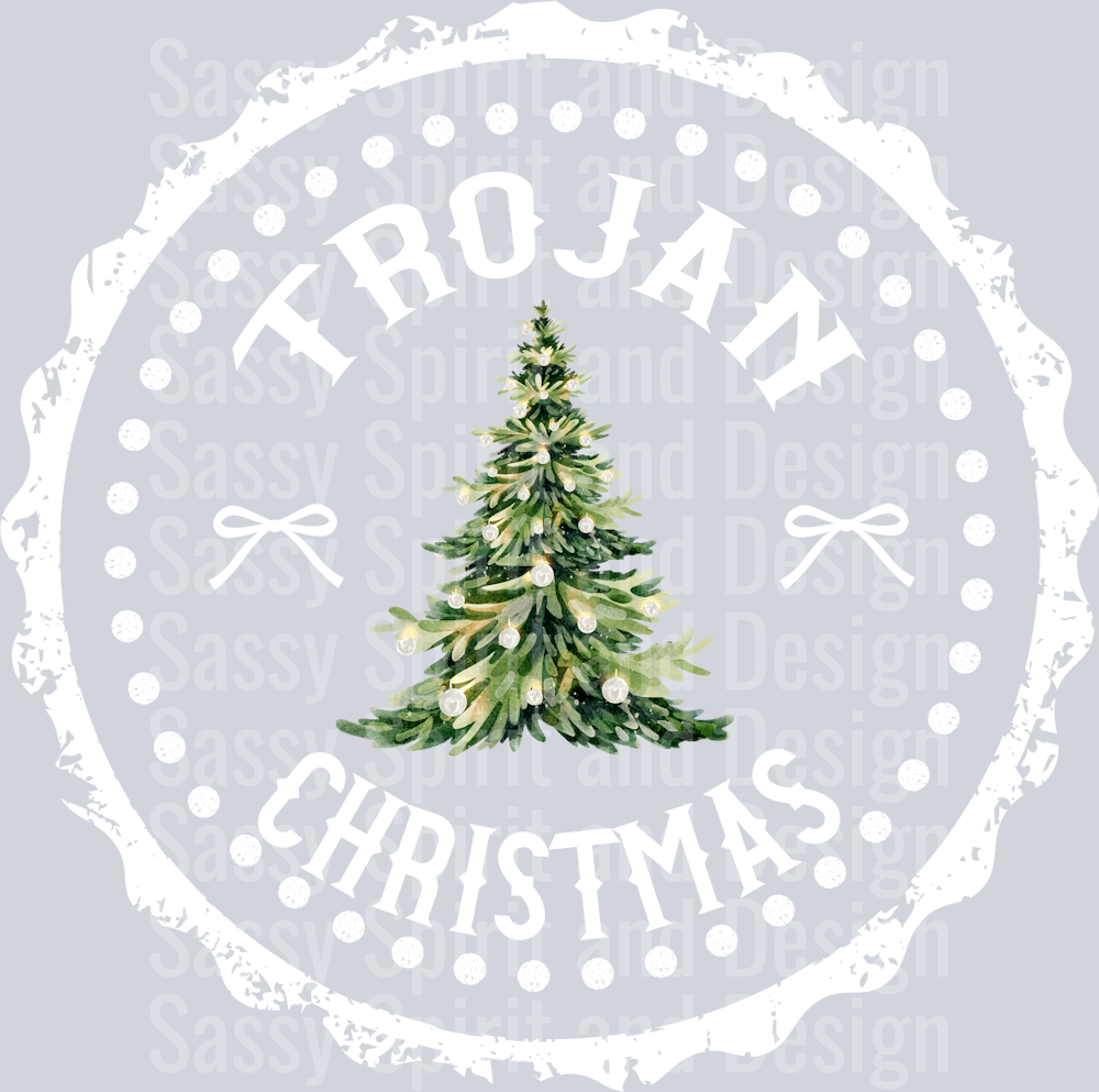 TROJAN CHRISTMAS STAMP