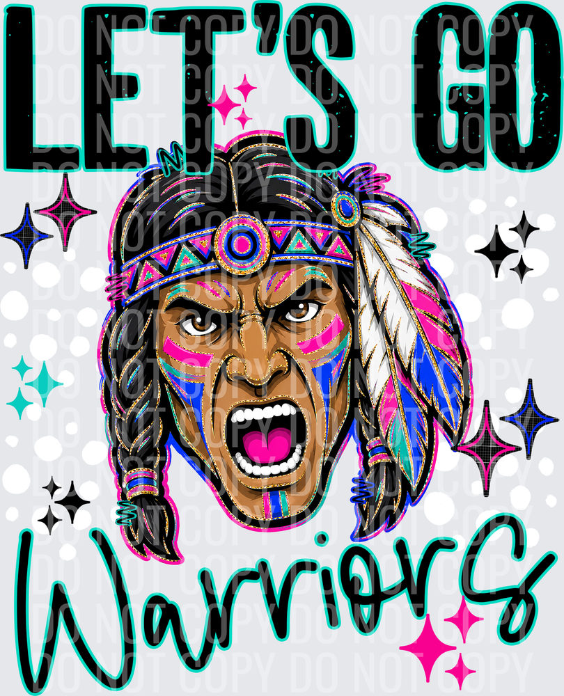 LETS GO MASCOTS WARRIORS