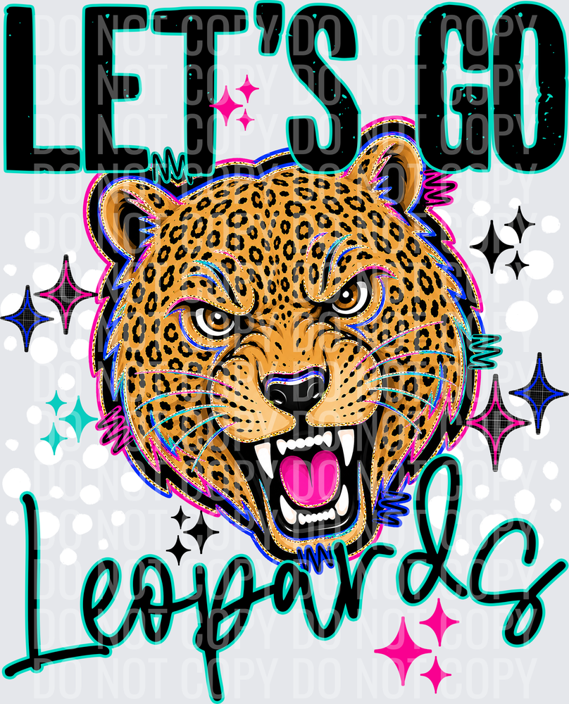 LETS GO MASCOTS LEOPARDS
