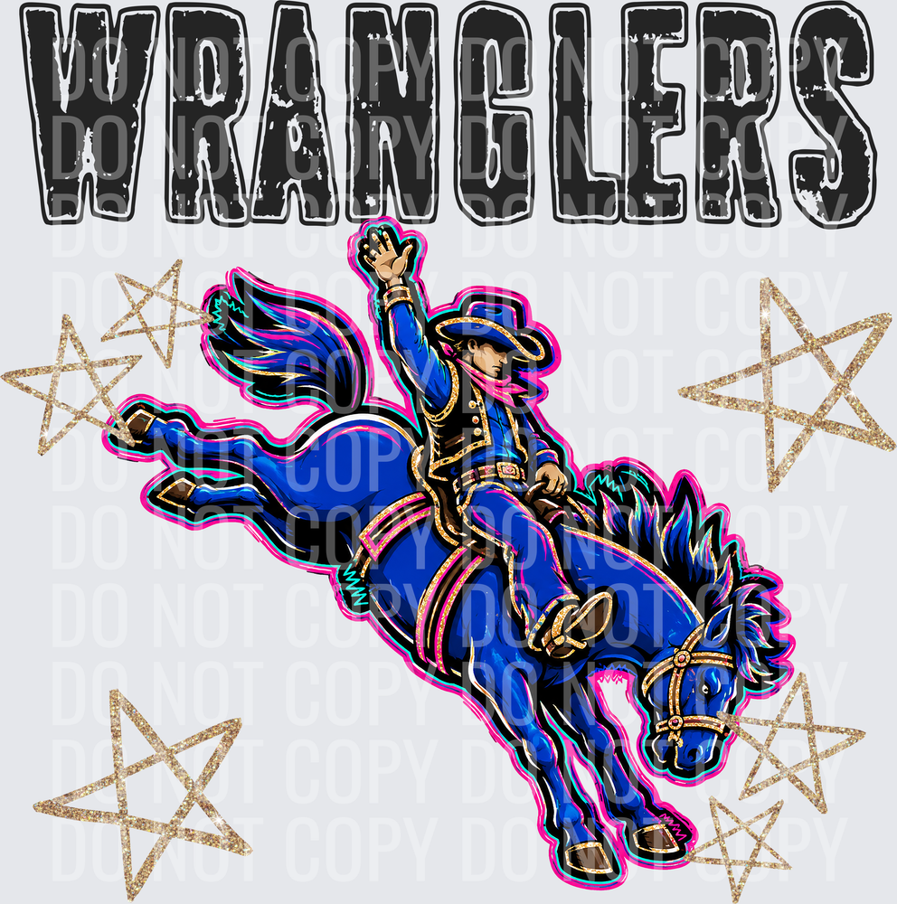 KayndiDesigns 08.26 Grunge Varsity Wranglers