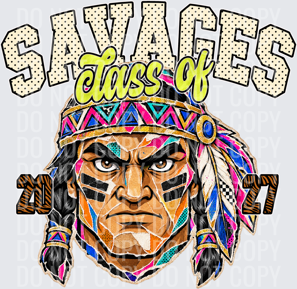 KayndiDesigns 10.26 Class of 2027 Bright Savages 10