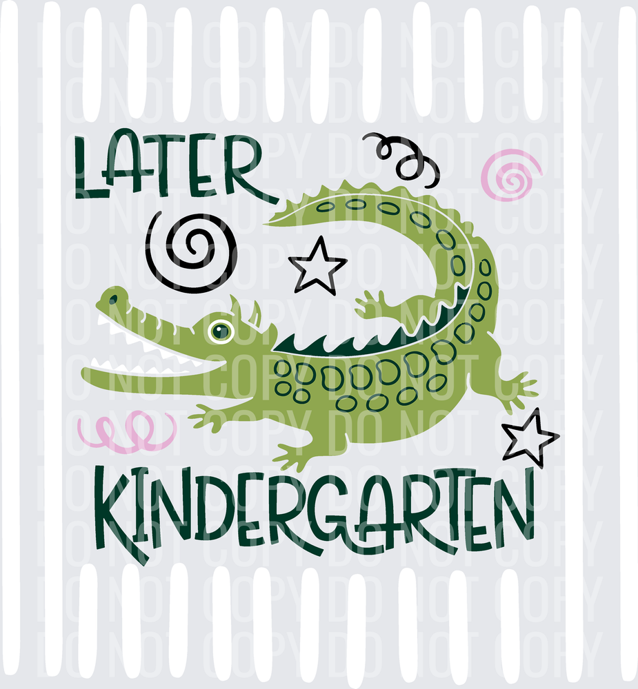 LATER KINDERGARTEN WHITE