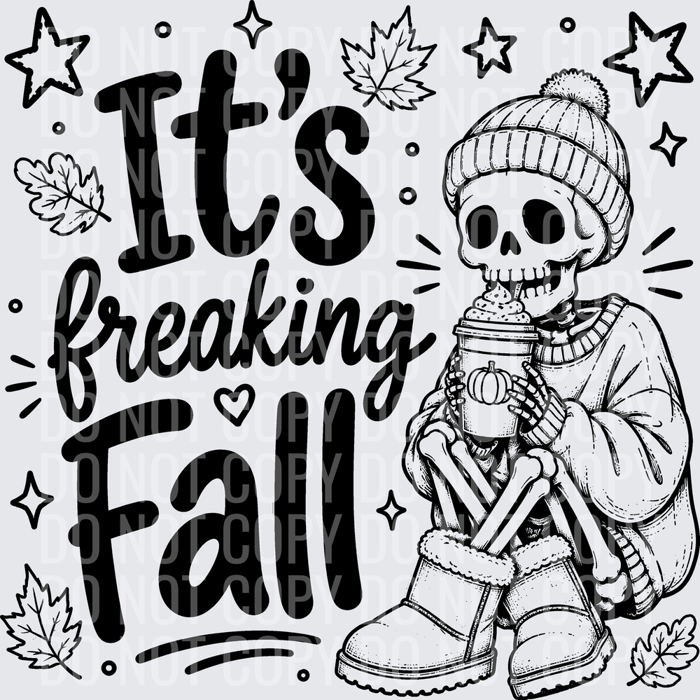 ITS FREAKING FALL SKELETON