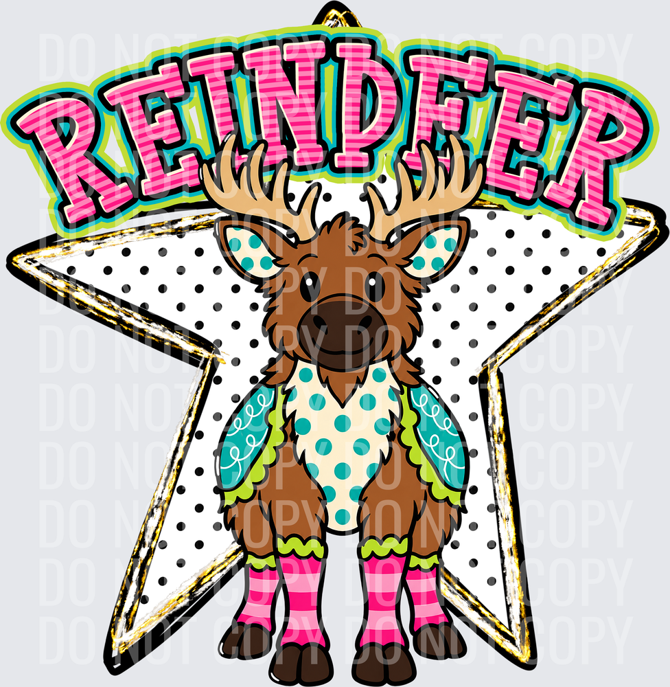 KayndiDesigns 10.26 Pattern Parade Star Reindeer